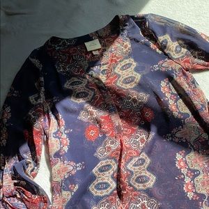 Sheer 3/4 Sleeve Tunic